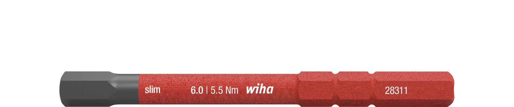Wiha Bit slimBit electric Sechskant 6,0 mm x 75 mm (37227)
