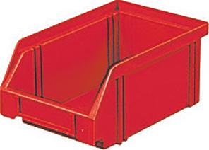 Sichtlagerkasten LK 4 rot 160/140x105x 75 mm LA-KA-PE