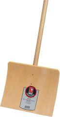 Kinder-Schneeschieber Holz mit Stiel Ideal