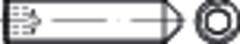 DIN 914 Edelstahl A4 M10x45 HP