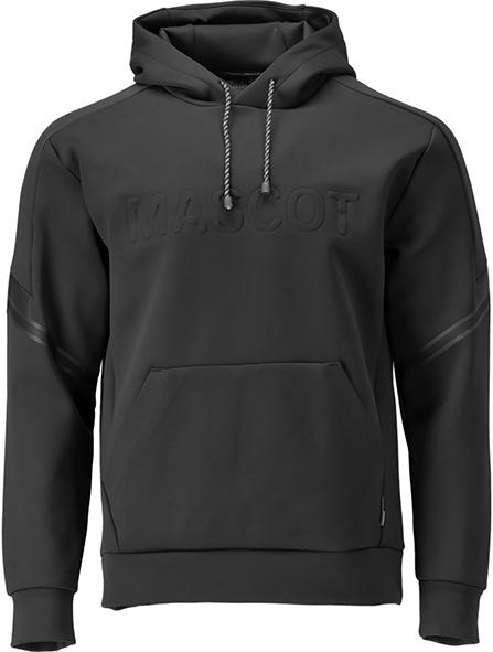 Kapuzensweatshirt, schwarz, XL