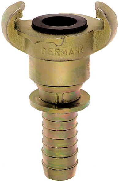 Schlauchstück m. Sicher- ungsbund, drehbar DN 15 Lüdecke