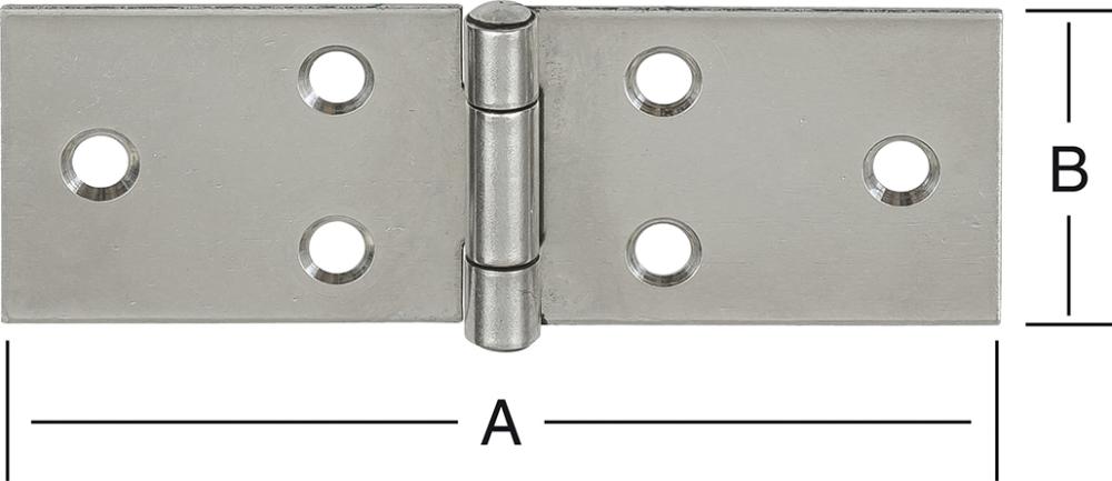Tischband breit Ch 80x28 mm VORMANN