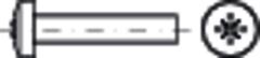 DIN 7985 4.8 galZn -H M4x20 HP