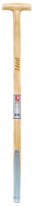 Gabelstiel gebogen T-Stiel 85 cm Schienenzw