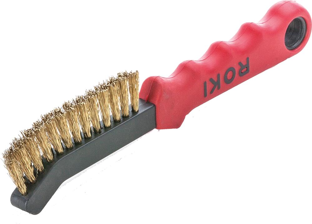 Drahtbürste ROKI Messing gewellt 0,25mm Lessmann