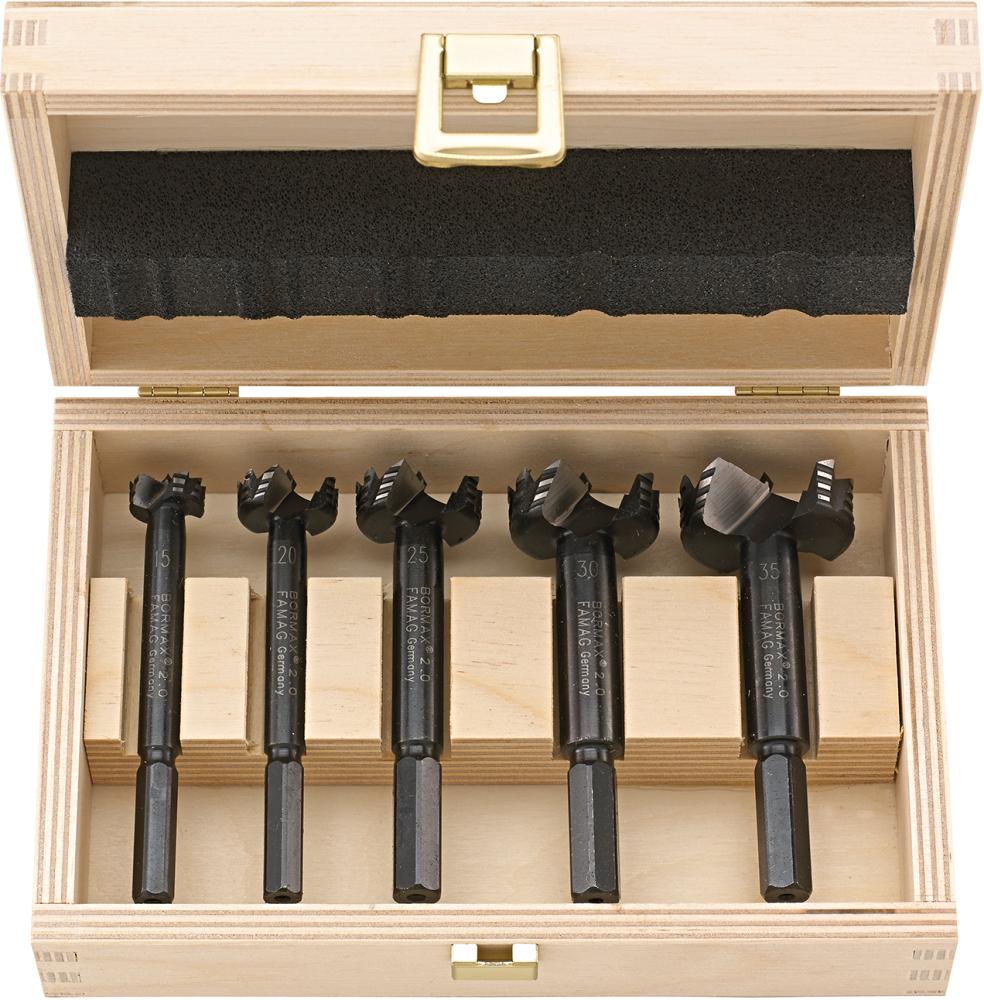 Forstnerbo. Bormax WS Satz 5tlg. GL 90mm Famag
