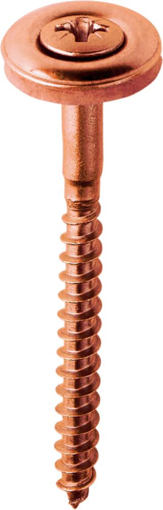 Spenglerschraube PZ, Edelstahl A2, verkupfert