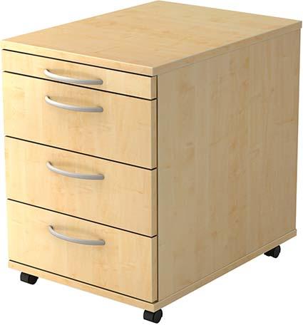 Rollcontainer Basic, 3 Schübe