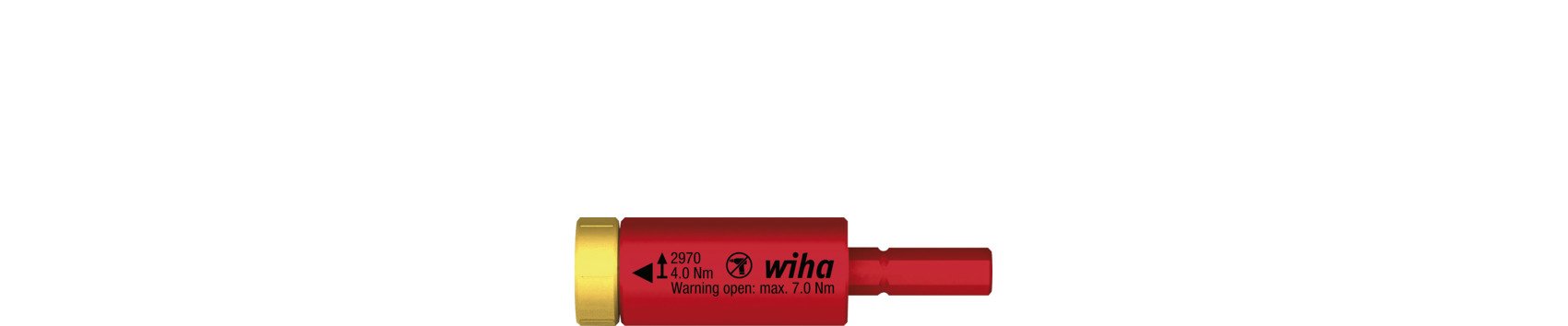 Wiha Drehmoment easyTorque Adapter electric für slimBits und slimVario® Halter 4,0 Nm (41345)