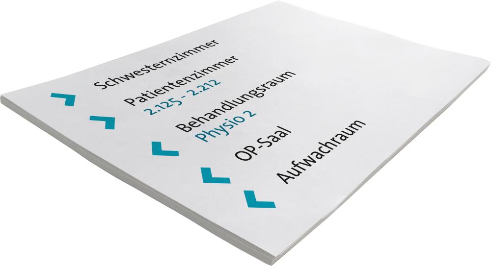 Papiereinlage für Wechselmodul System B