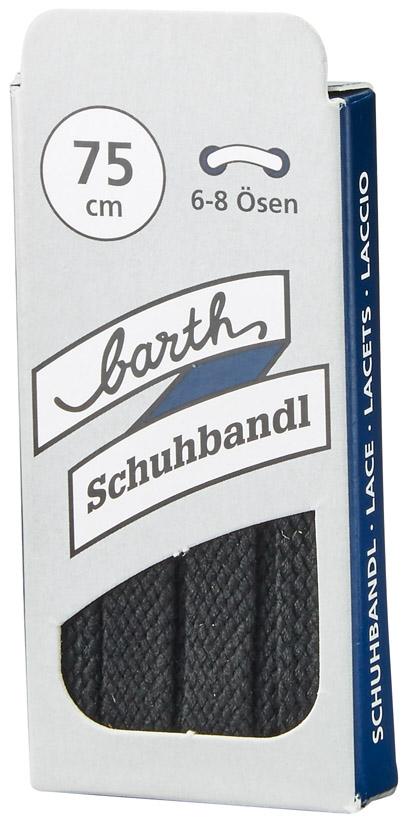 Schnürsenkel, 90 cm, schwarz, flach barth Schuhbandl
