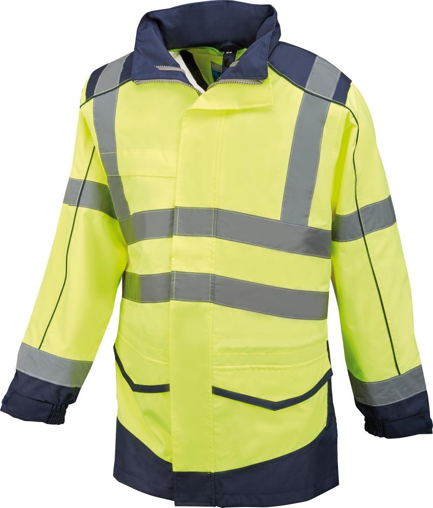 Warnregenjacke Whistler Gr.XL, gelb/marine,FORMAT