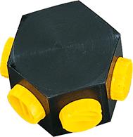 Verteilerbock hydraulischAnschlüsse 6x3/8NPT innen