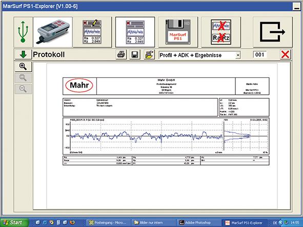 Software PS1/M 300 für MarSurf MAHR