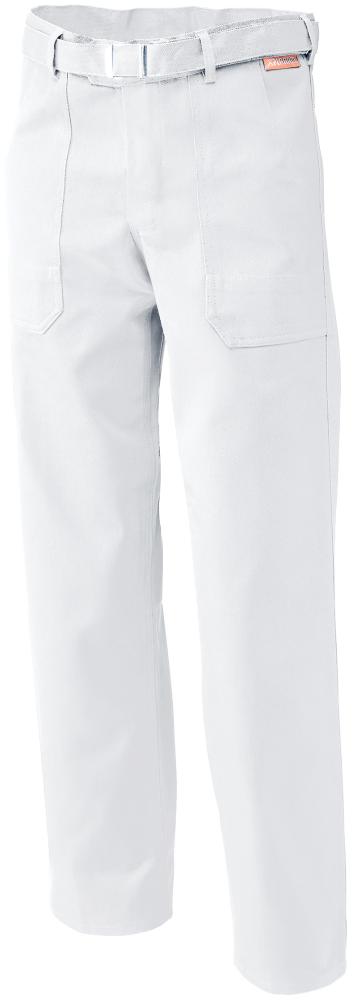 Bundhose, 100% BW, 290 g/qm,Gr.102,reinweiß PLANAM