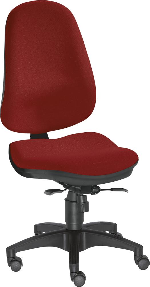 Bandscheibenstuhl Profi Ultra XL rot belastbar bis 150 kg Bezug: 100 % Polyester