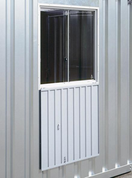Alu-Schiebefenster