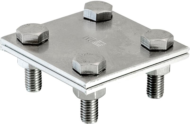 Kreuzverb. 60x60x3mm A4 flach/flach
