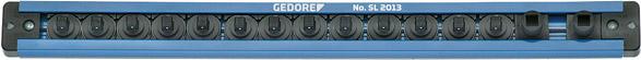 Steckleiste mit 13 Außen-sowie 2 Innen-4-kant-Adaptern 1/4" 380mm Gedore