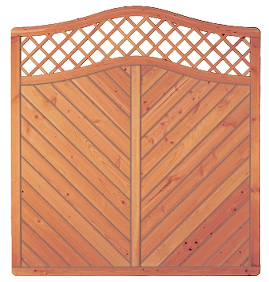 CLASSICO Krone-Ranki Lärche/ Douglasie R. 40/68mm 180x180/190cm Profilbretter 16/118 mm