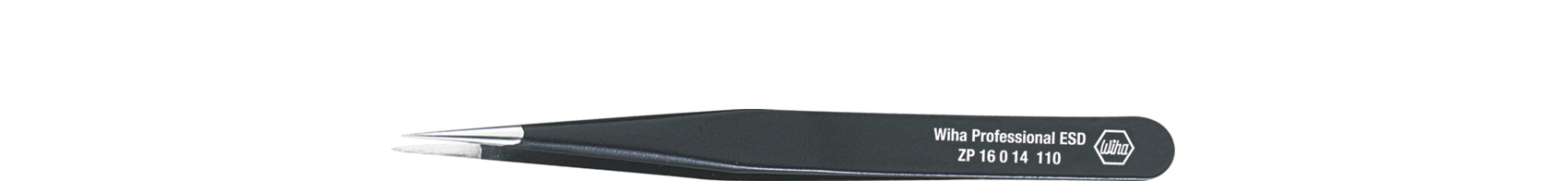 Wiha Präzisionspinzette Professional ESD Typ 3c 3c, 110 mm (32346)