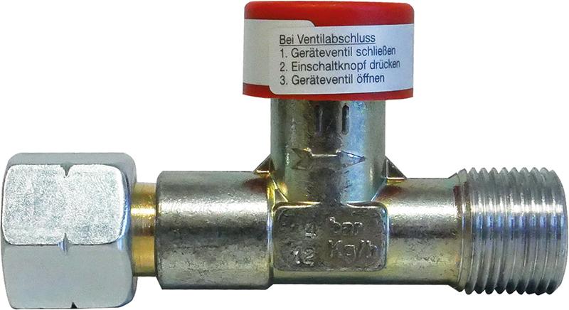 Schlauchbruchsicherung 10 bar/14,0kg/h GCE