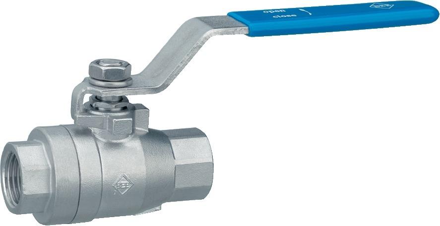 Kugelhahn BR 842 Hebelgriff, IG/IG G 1.1/2", PN40 Edelstahl BEE