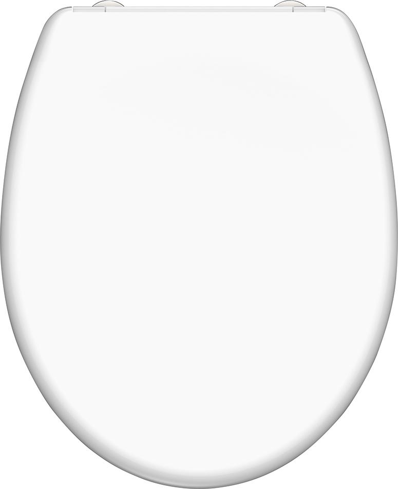 Duroplast WC-Sitz WHITE, mit Absenkautomatik und mit Absenkautomatik und Schnellverschluss