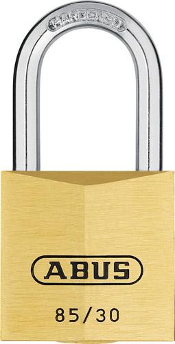 Vorhangschloss Messing verschiedene mit Etikett 85/30 ABUS