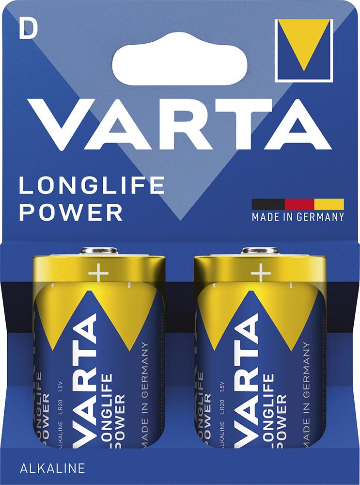 Batterie LONGLIFE POWER D2er Blister Alkaline