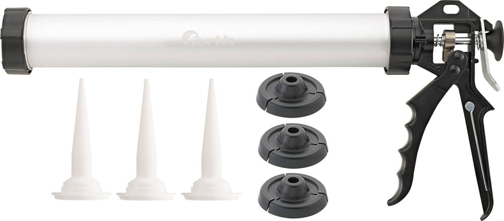 Kartuschenpistole Profi mit 3Spitzen 600ml FORTIS