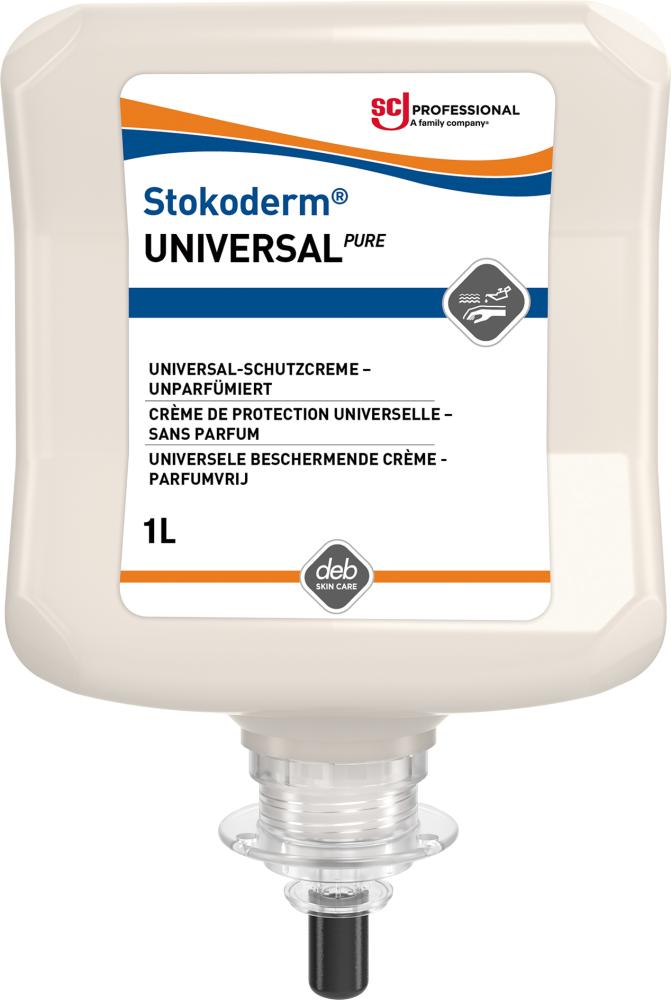 Stokoderm UNIVERSAL PURE Hautschutzcreme univers. 1 l Kartusche