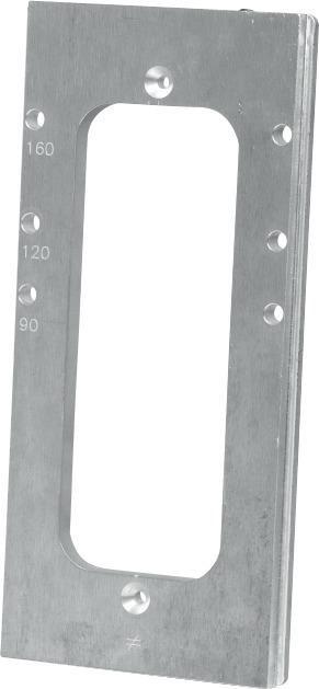 Fräs/Montageschablone AluMOET für ETB90 bis ETB229