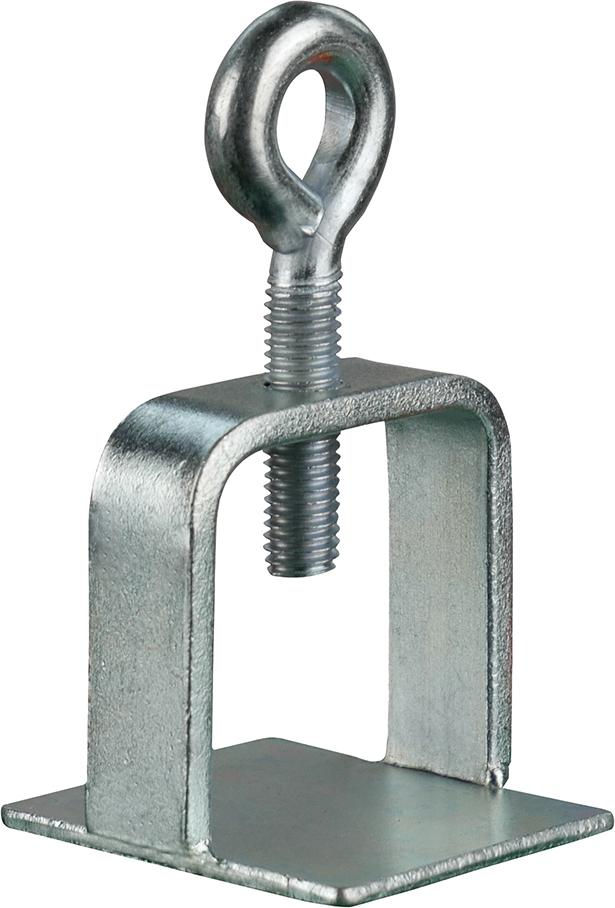 Schilderklemmschelle, verzinkt, ohne Ösen/Haken