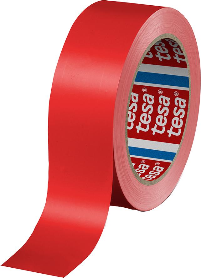 tesa 60404 PVC 66m x 12mm, rot
