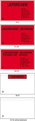 Begleitpapiertaschen 1000DIN l Rechnung
