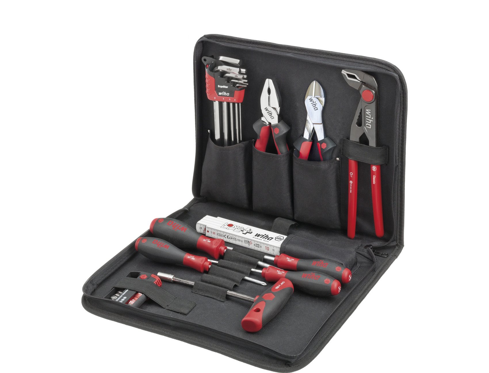 Wiha Werkzeug Set Mechaniker gemischt 32-tlg. inkl. Werkzeugmappe (36390)