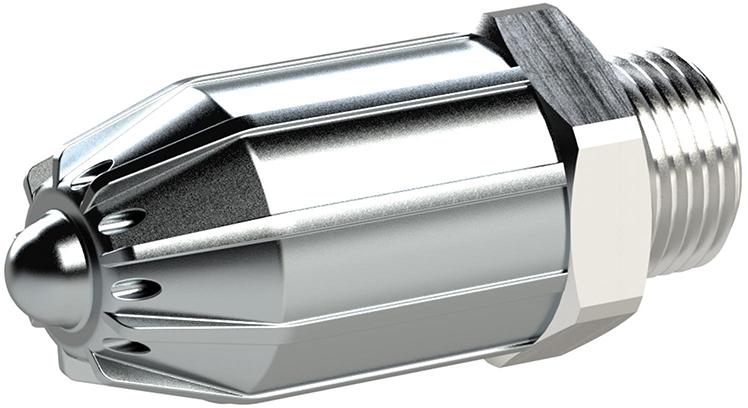 Sicherheitsdüse lärmarm für Blaspistolen, Düsen-Außen-ø 17 mm M12x1,25mm, RIEGLER