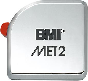 Taschenbandmaß MET2 2mx13mm weiß BMI