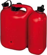 Doppelkanister ECO B316xT145xH312 mm rot Volumen 5,5 + 3,0 l hünersdorff