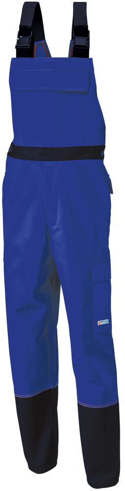 Latzhose Weld Shield, Gr.60,kornblau/schwarz