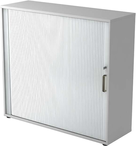 Rolladenschrank 120x40x1100cm Grau/Silber