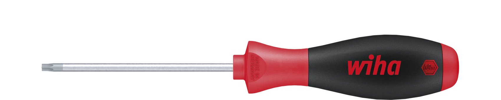 Wiha Schraubendreher SoftFinish® TORX® mit Rundklinge T10 x 80 mm (01290)