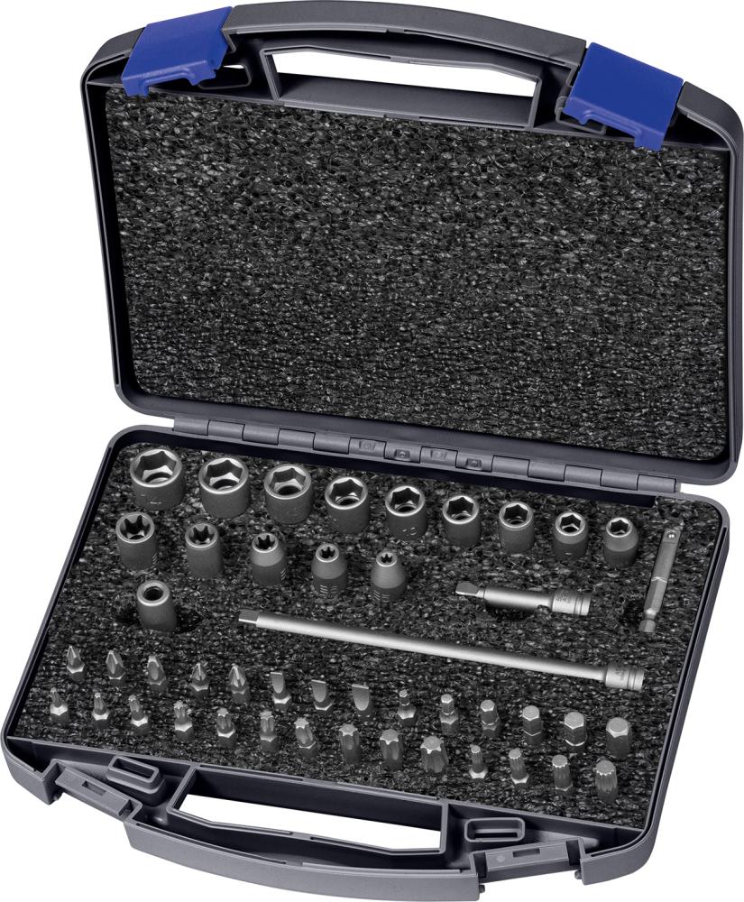 Kraft- Steckschlüssel-Satz 1/4" 46-teilig ASW