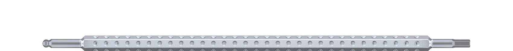 Wiha Wechselklinge SYSTEM 4 Sechskant-Kugelkopf 2,5 mm, 2,5 mm, 120 mm (00585)