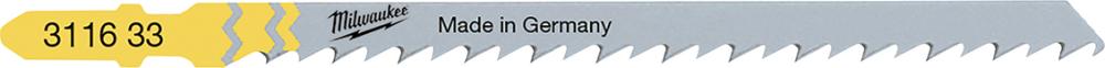 Stichsägeblatt Holz schnelle Schnitte 105 x 4 mm T344D 5er Pack Milwaukee