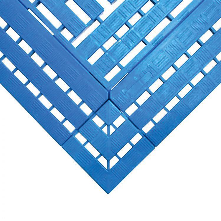 Ecke Work Deck blau B12xL12 cm Stärke 25 mm COBA