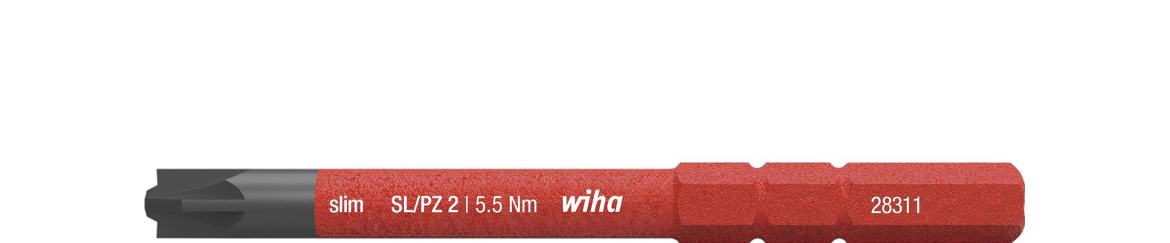 Wiha Bit slimBit electric PlusMinus/Pozidriv SL/PZ2 x 75 mm (34590)