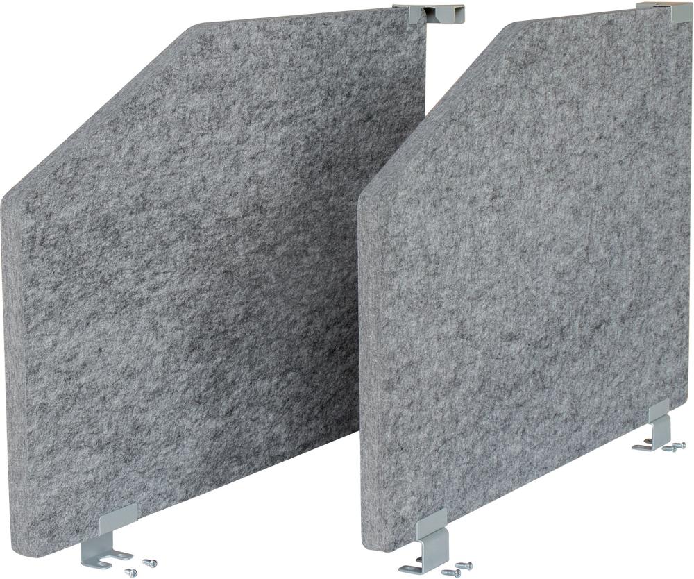 Akustik Seitenteile-Set H500xB25 mm 2 Seitenteile inkl. Halter und Winkel